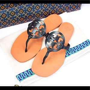 Tory Burch Miller square toe black